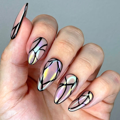 Flutterfly Finesse | Luxury Press On Nails