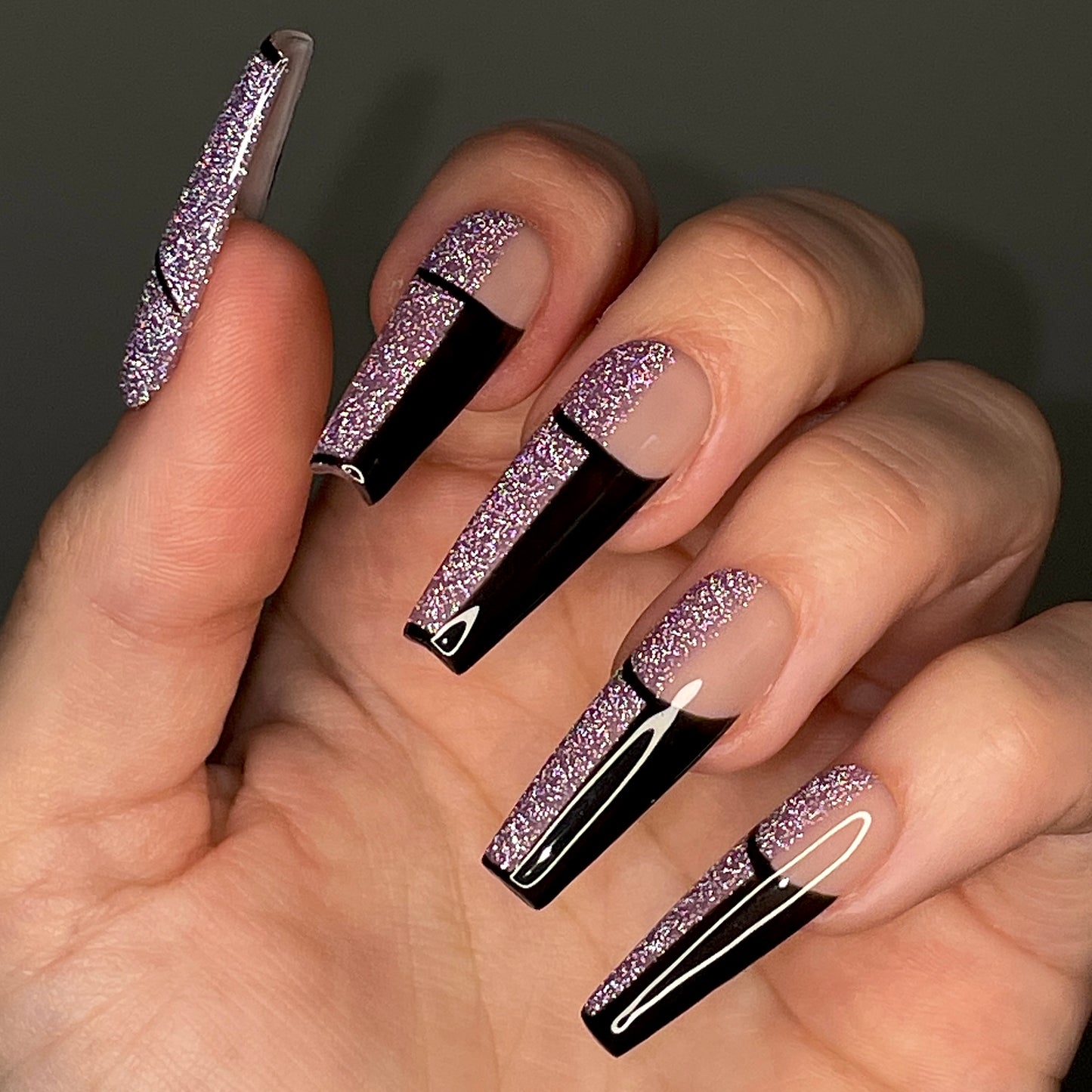 Amethyst Flare | Luxury Press On Nails