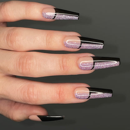 Amethyst Flare | Luxury Press On Nails