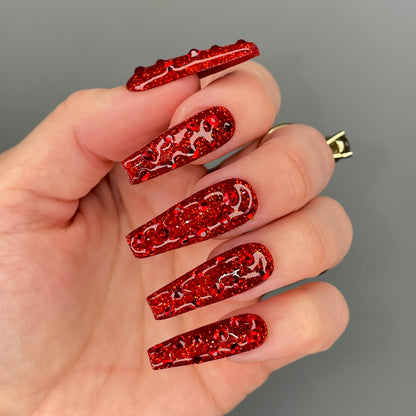 Cherries Jubilee  Luxury Press-on Nails – Dank Claws